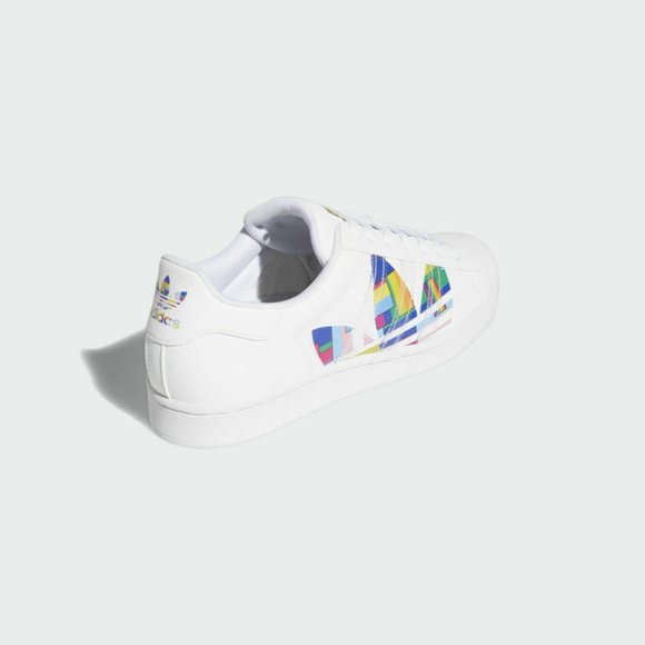 Adidas Originals Men's Superstar Pride Summer Fashion Sneakers Size 11 us FY9022 - Picture 4 of 5